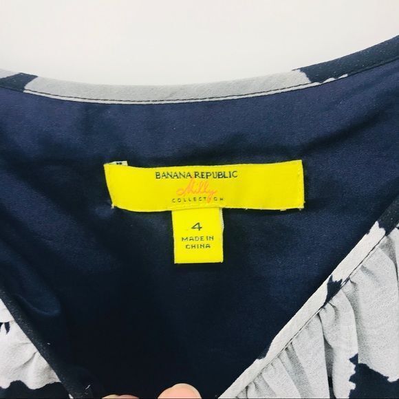 Banana Republic Milly Dress Womens 4 Casual Tank Flirty Preppy Heritage Ivy - Picture 4 of 12